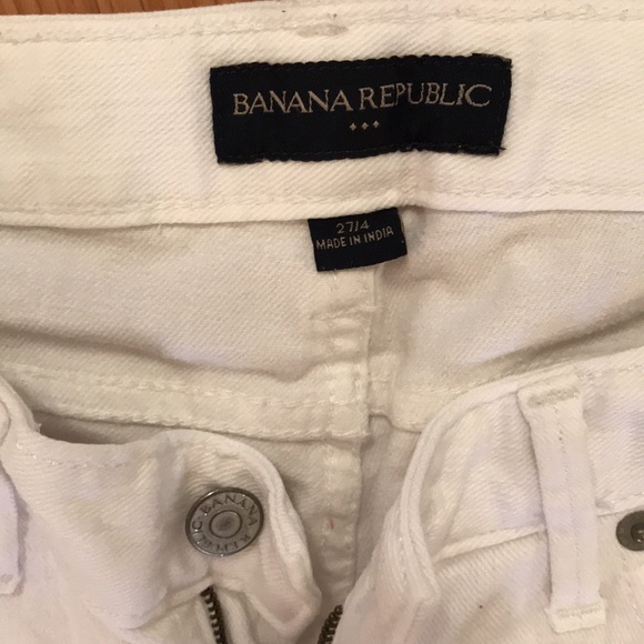 Banana Republic white jeans - Picture 2 of 2